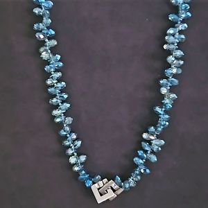 Crystal Blue Necklace